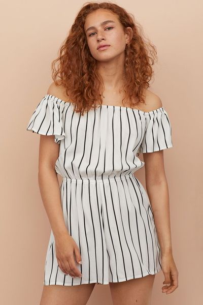 

Комбинезон H&M 42 бело-черный (1203-767)
