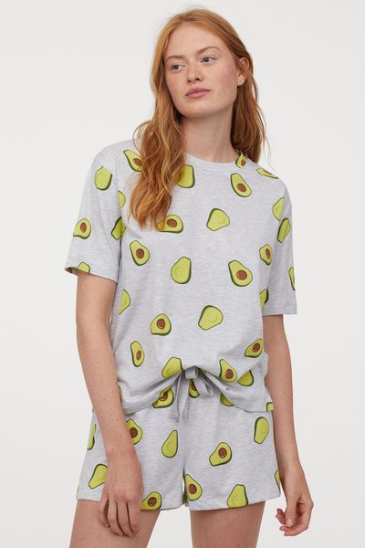 

Футболка H&M M серая с зеленым (1204-312)