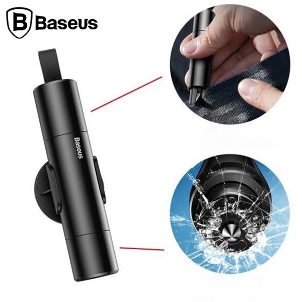 

Автомобильный спасательный молоток Baseus Sharp Tool Black