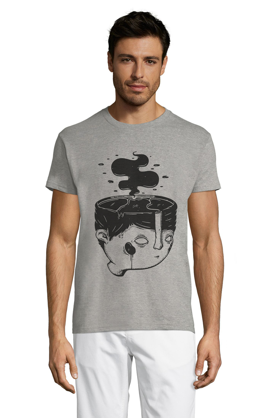 

Футболка OWEAR с Арт принтом 5174--GH4  Серый-меланж, Футболка OWEAR с Арт принтом 5174-M-GH4 M Серый-меланж