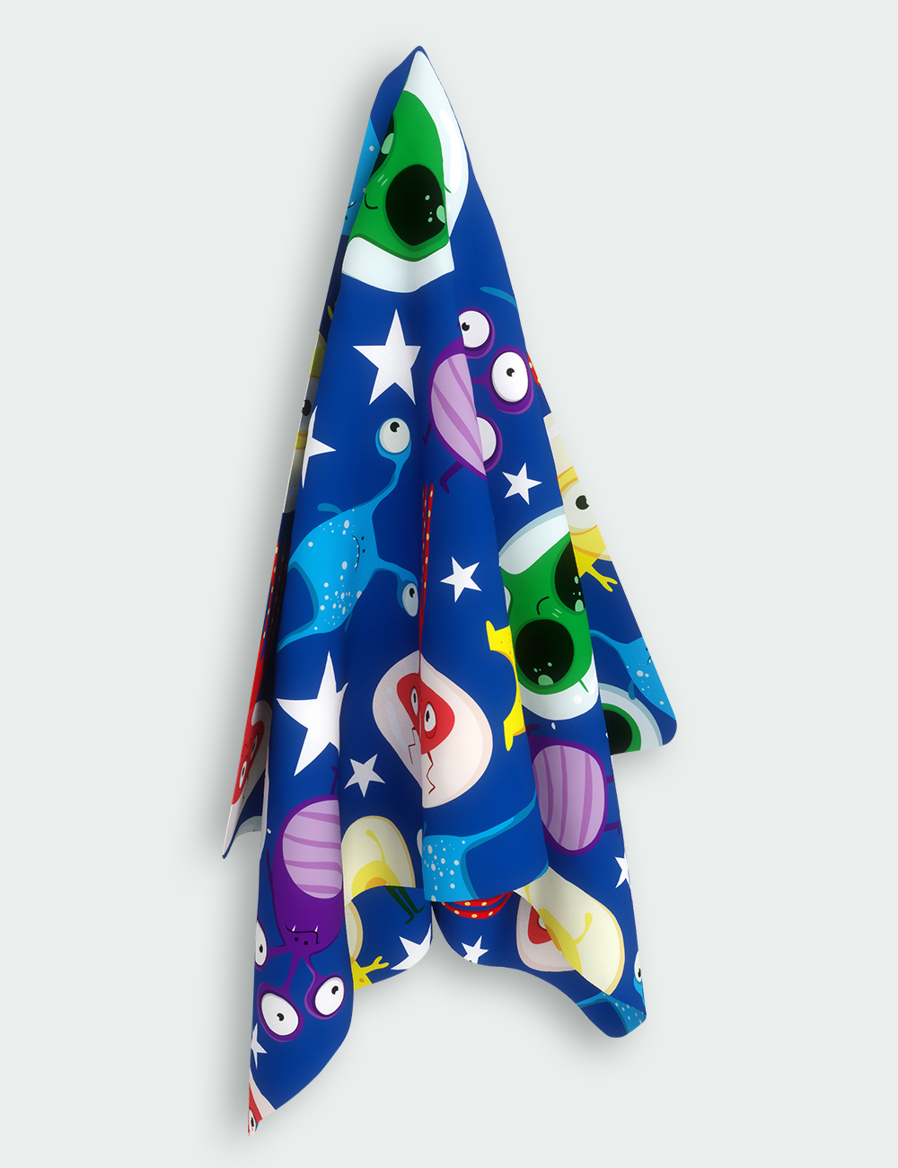 

Полотенце детское из микрофибры 70х140 см EMMER CosmoZoo Blue, M