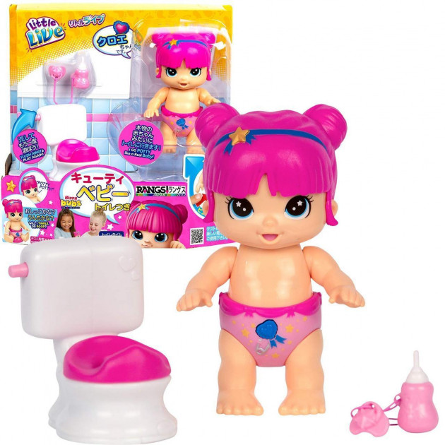 

Интерактивная кукла Хлоя Умница 15 см Оригинал Moose Bizzy Bubs Chloe Приучаем к горшку