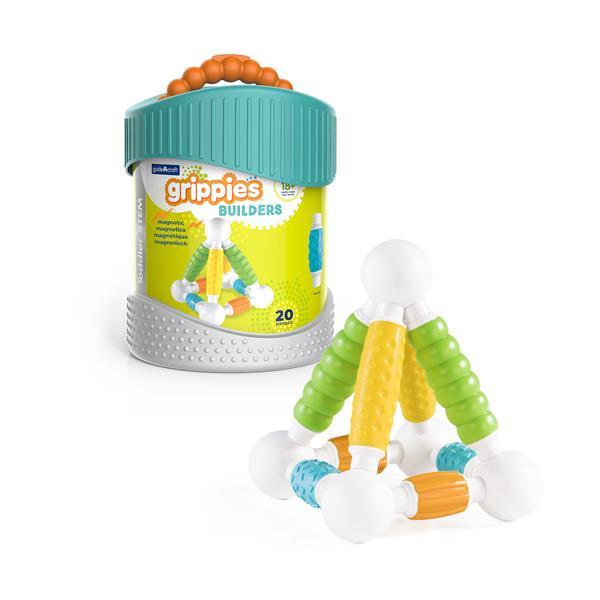 

Магнитный конструктор Guidecraft Grippies Builders, 20 деталей (G8311)