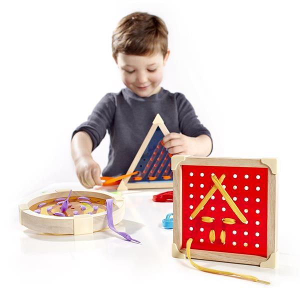 

Шнуровка Guidecraft Manipulatives Геометрия (G6801)