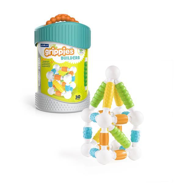 

Магнитный конструктор Guidecraft Grippies Builders, 30 деталей (G8312)