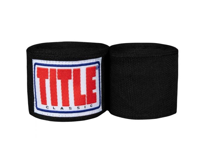 

Бинты боксерские TITLE Classic Mexican Style 4,5м Черные