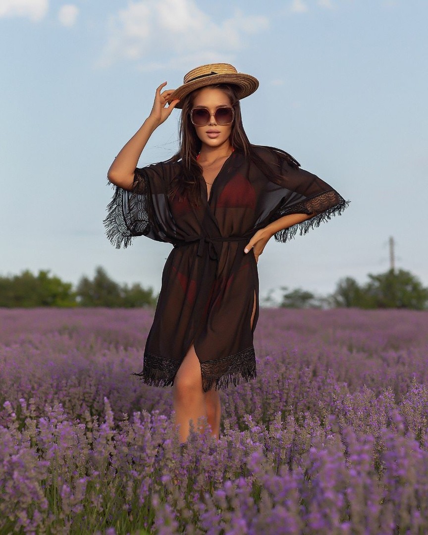 

Пляжная туника шифон отделка кружево Miss Podium Черный, Пляжная туника шифон отделка кружево Miss Podium Черный 52
