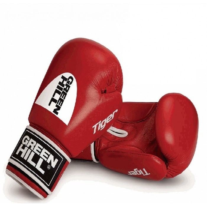 

Перчатки боксерские Green Hill "Tiger" AIBA 12 унций Красные
