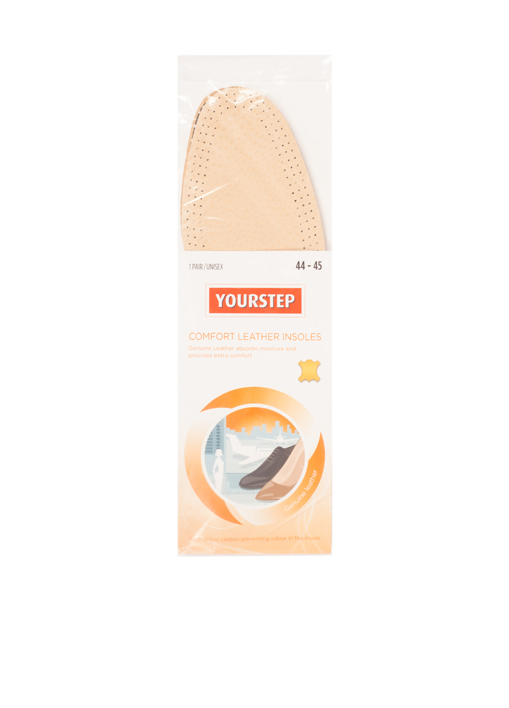 

Стельки кожаные YourStep 44-45р бежевый H1-440348