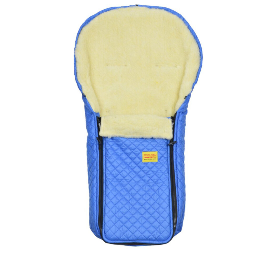 

Конверт на овчине Kinder Comfort Warm Fashion Himmelblau, размер 56-92