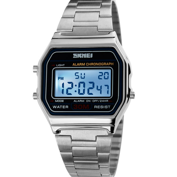 

Детские часы Skmei Popular 37х7 мм Серебристый 1123S