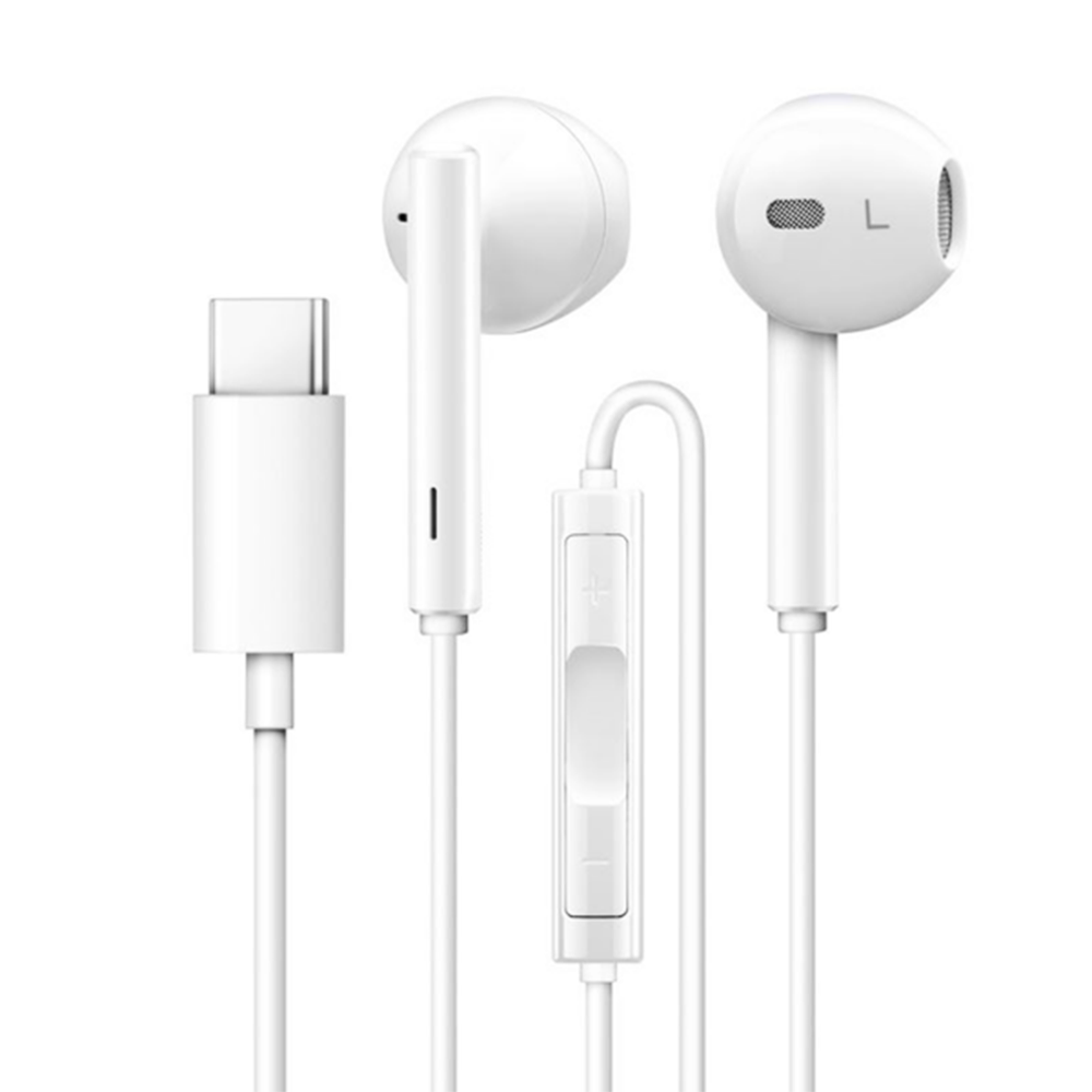 

Наушники Usams EP-34 Type-C Earphone White 1m (HSEP3401)