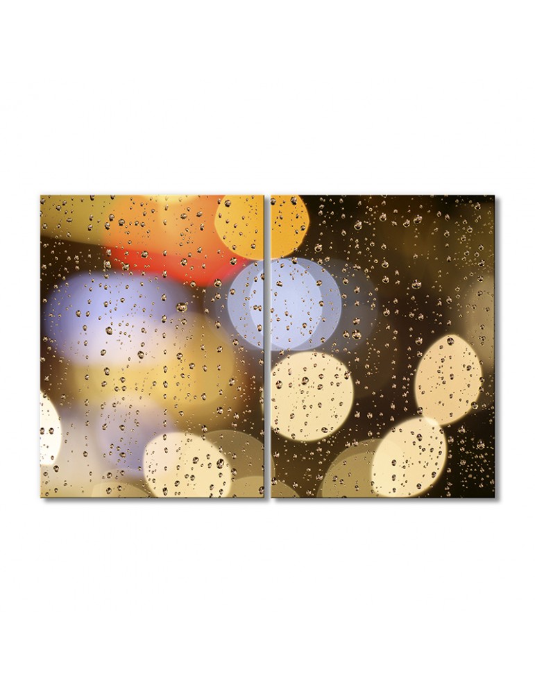 

Модульная картина Artel «Абстракция блестящие капли» 2 модуля 120x180 см
