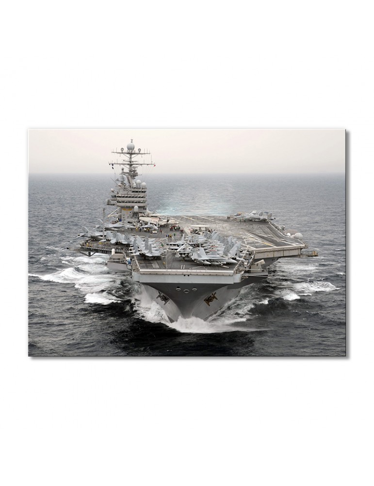 

Модульная картина Artel «Авианосец военно-морской флот сша теодор рузвельт» 1 модуль 70x105 см