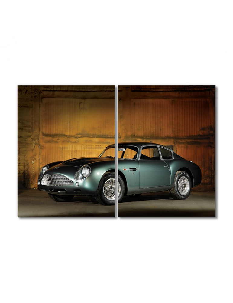 

Модульная картина Artel «1961 Астон Мартин DB4 GT Загато зеленый» 2 модуля 60x90 см