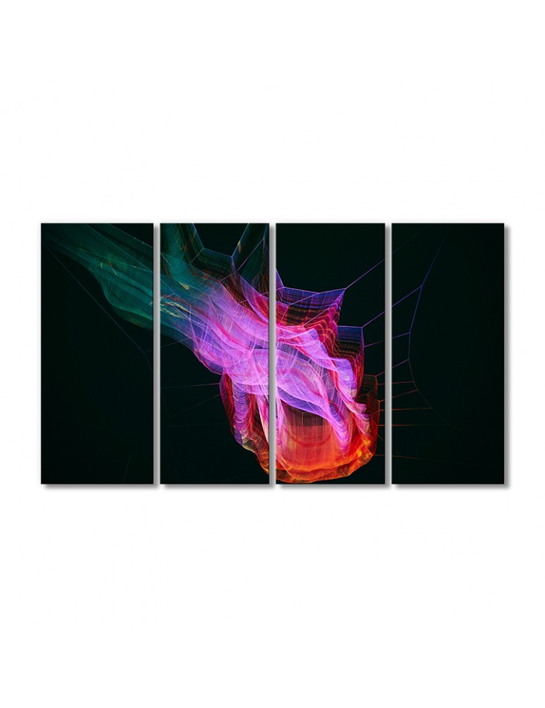 

Модульная картина Artel «3D фантазия - паутина» 4 модуля 80x120 см