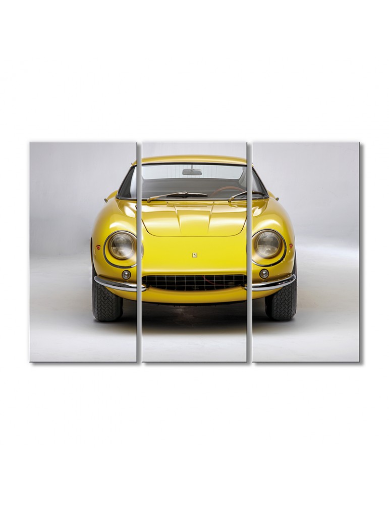 

Модульная картина Artel «1967 Феррари 275 GTB-4 Берлинетта желтый» 3 модуля 120x180 см
