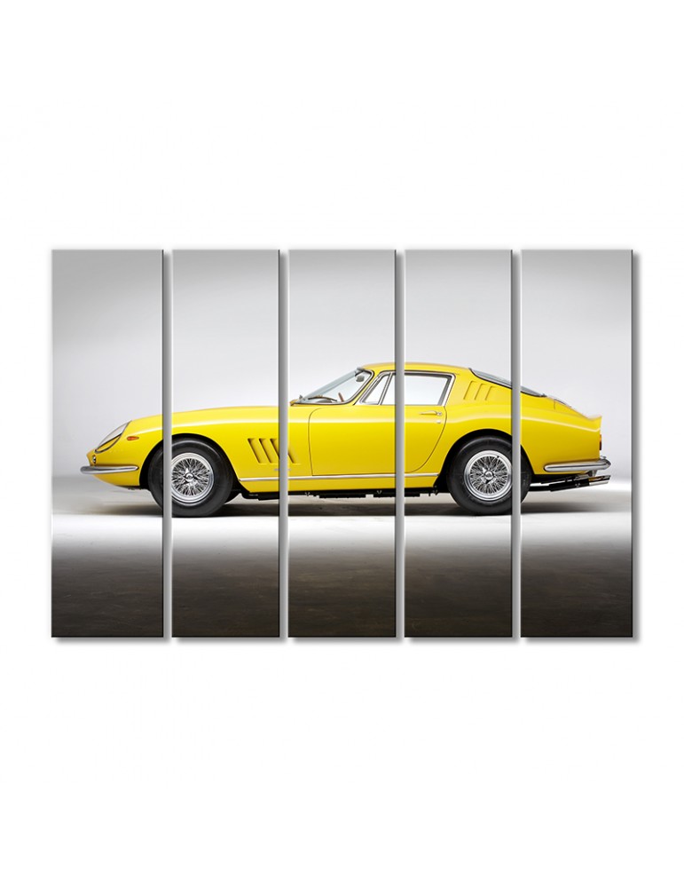 

Модульная картина Artel «1967 Феррари 275 GTB желтый» 5 модулей 120x180 см