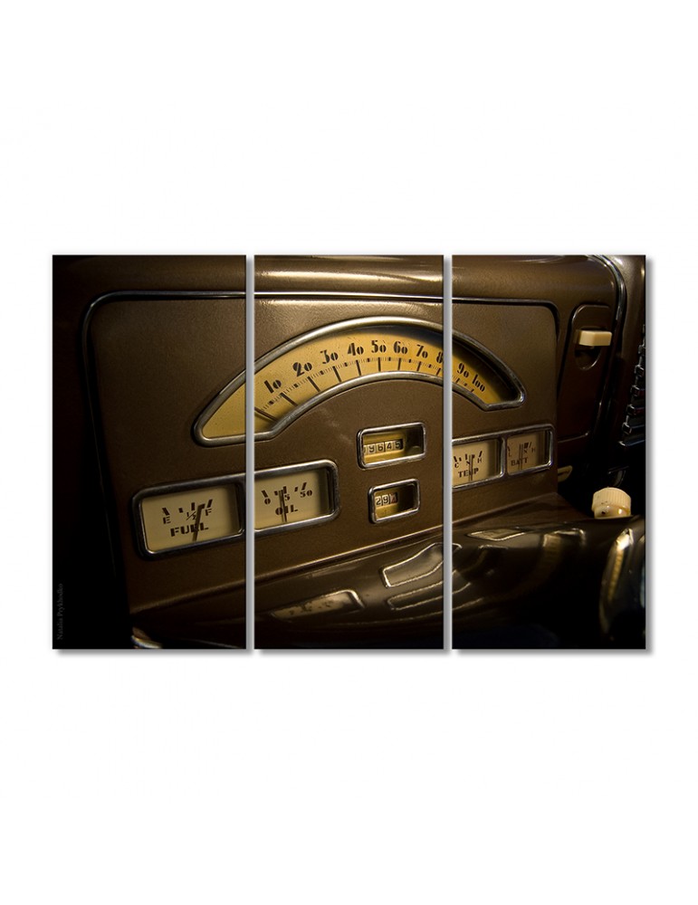 

Модульная картина Artel «1939 Меркурий внутренний спидометр» 3 модуля 60x90 см