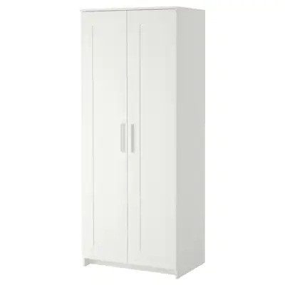 

Гардероб IKEA (ИКЕА) BRIMNES с 2 дверцами 78x190 см белый 404.004.78