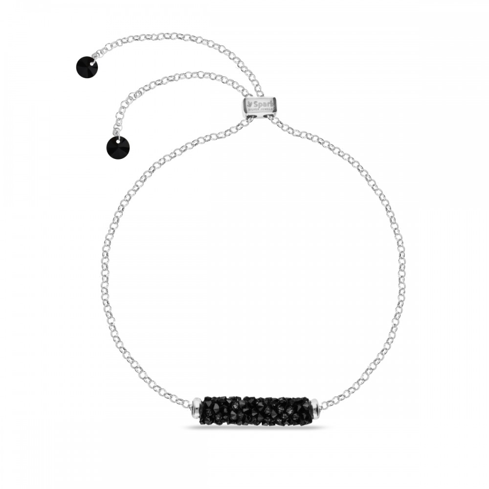 

Серебряный браслет Spark со Swarovski Rock Tube BSL95100J