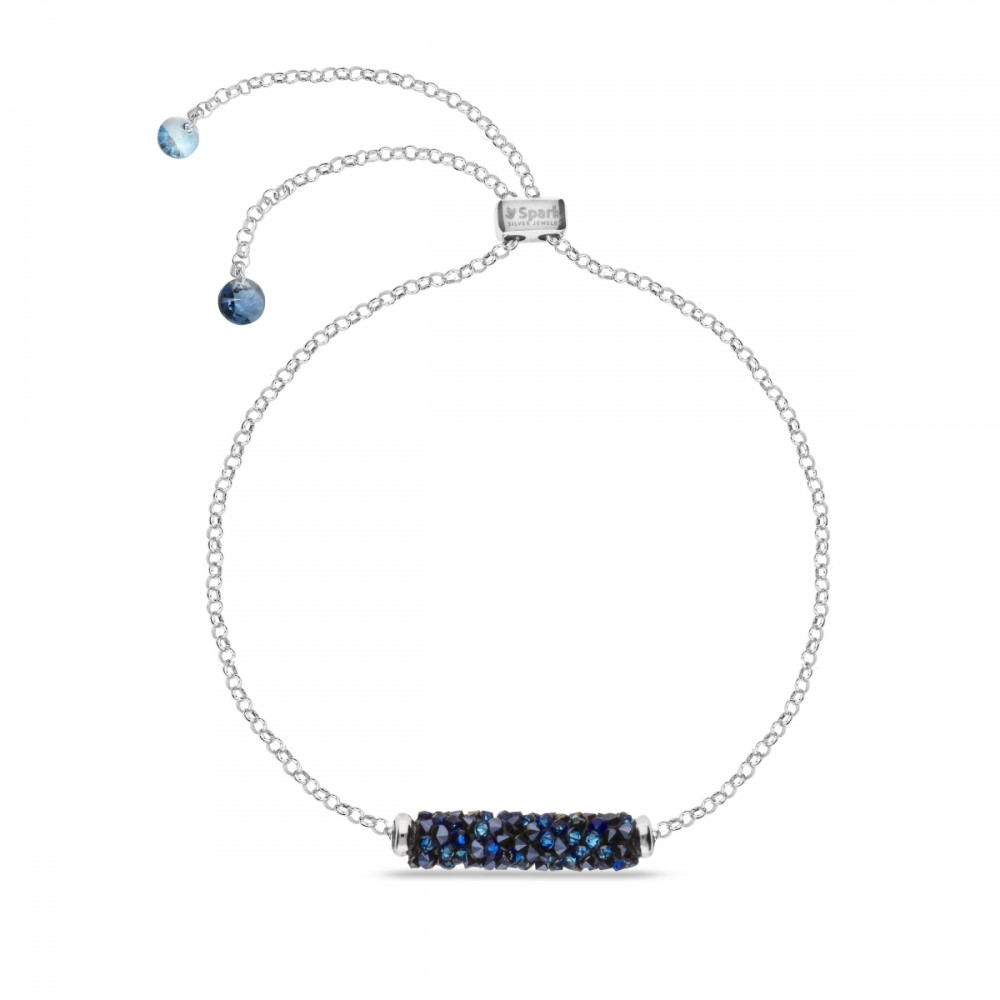 

Серебряный браслет Spark со Swarovski Rock Tube BSL95100BB