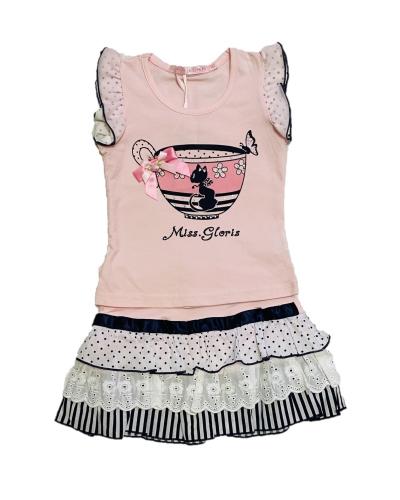 

Комплект (юбка, футболка) Miss Glory S-13001pinkbaby 90 см розовый