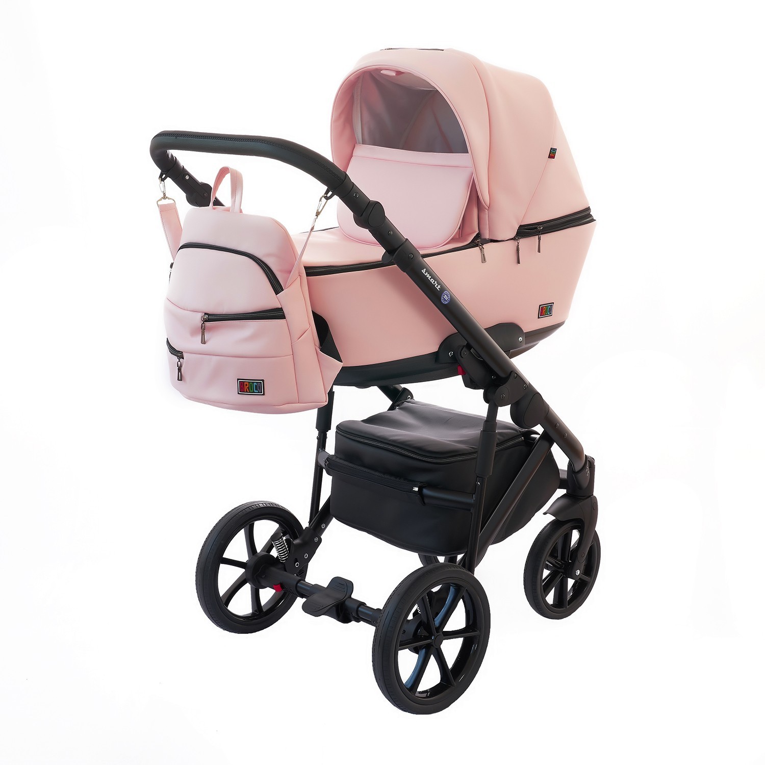 

Универсальная коляска Broco Smart 2 в 1 Pink
