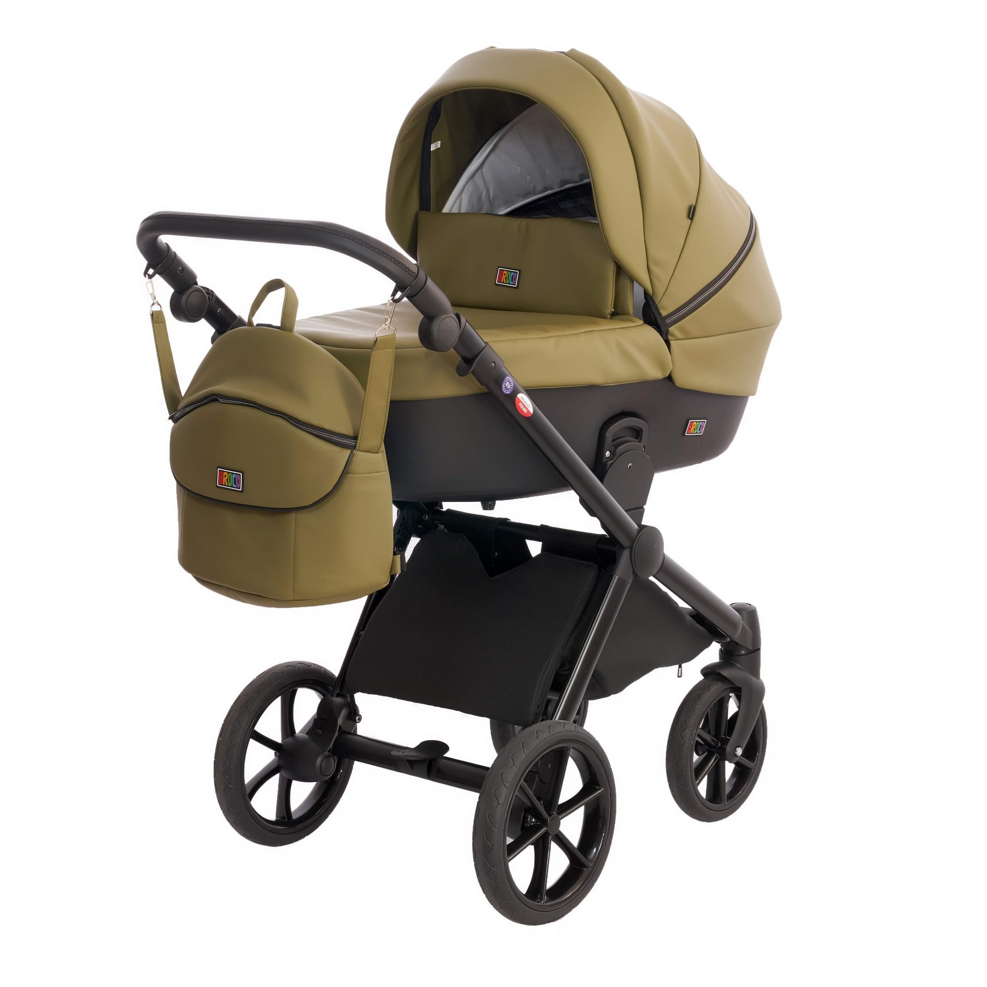 

Универсальная коляска Broco Thermo 2 в 1 Olive green