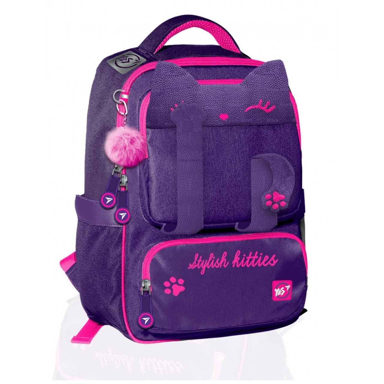 

Рюкзак YES TS-62 Stylish kitties бузковий 556257