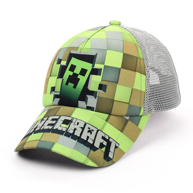 

Детская кепка Minecraft MATE серо-зеленая с сеткой 171MN