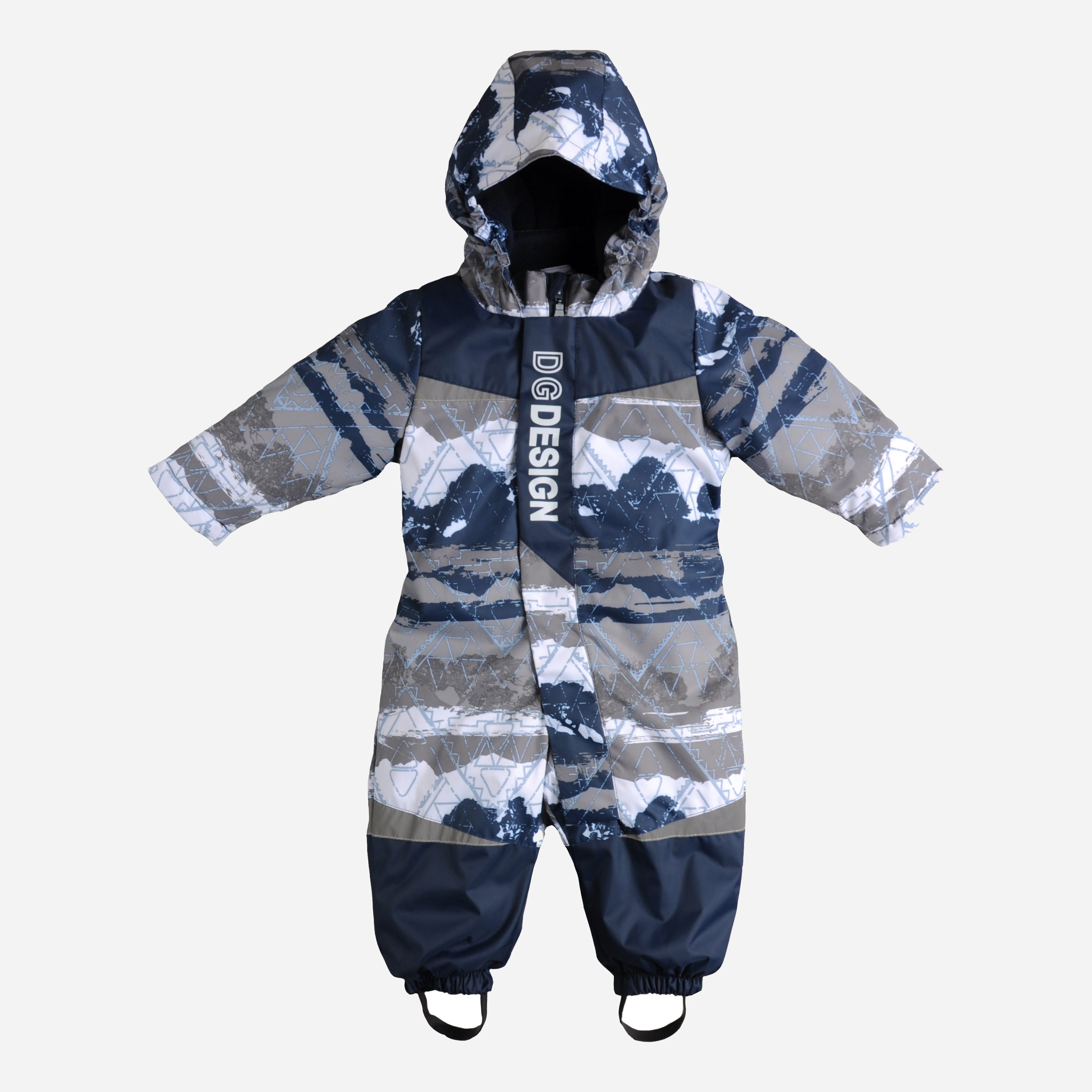 

Зимний комбинезон Garden Baby 101030-63/32 98 см Серо-синяя абстракция/Синий