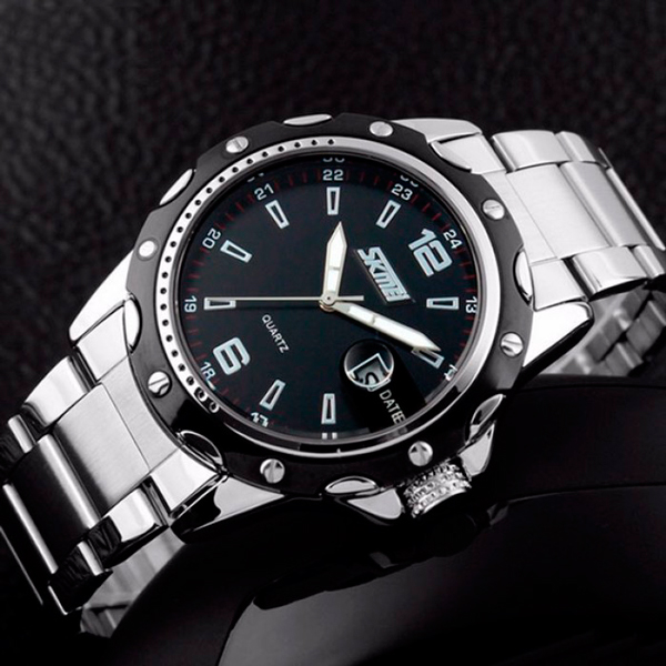 

Мужские часы Skmei Robby Steel 42х10 мм Серебристый 0992S