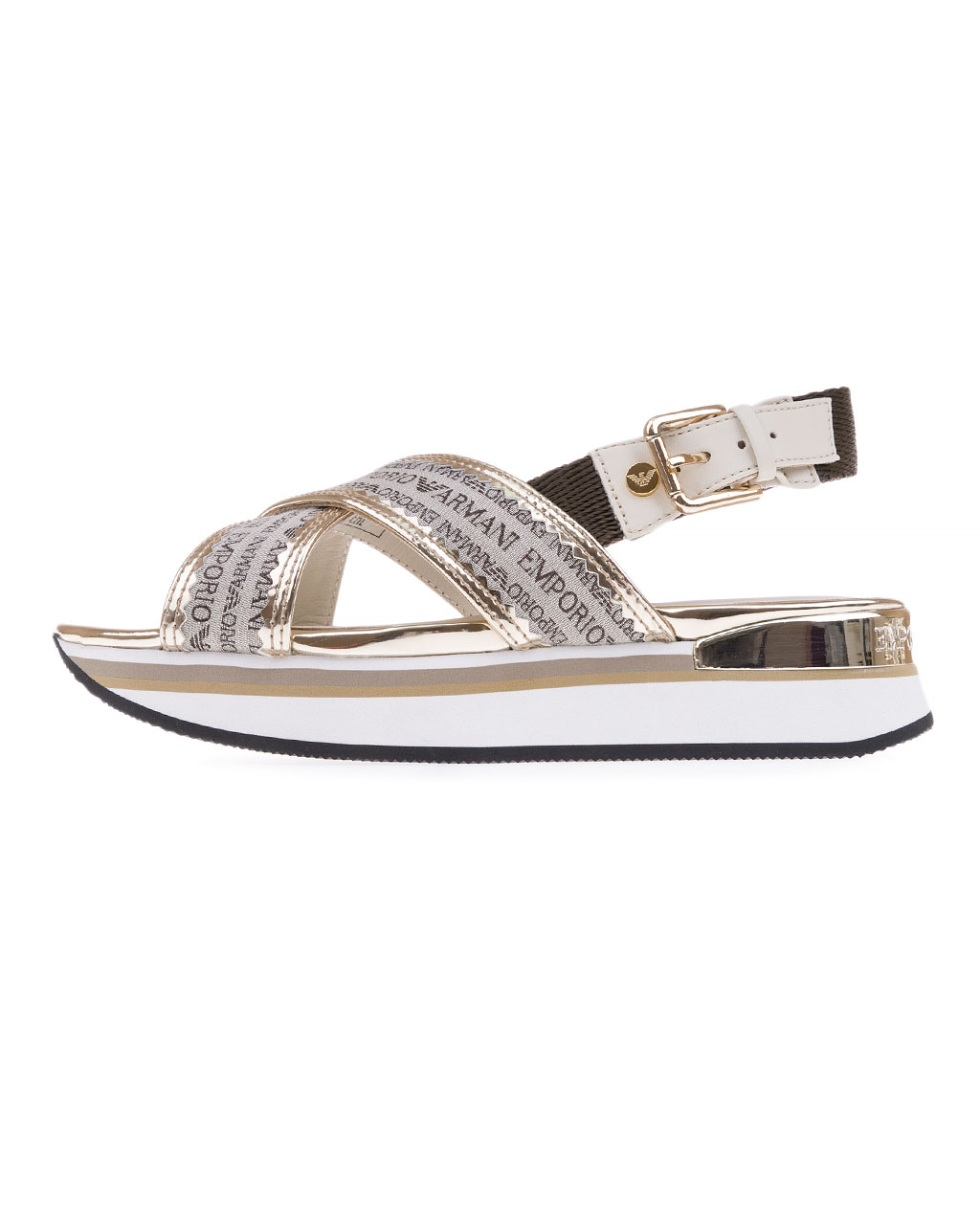 

Сандалі жіночі EMPORIO ARMANI (X3U078-XL835-N787/92) Золотий 37