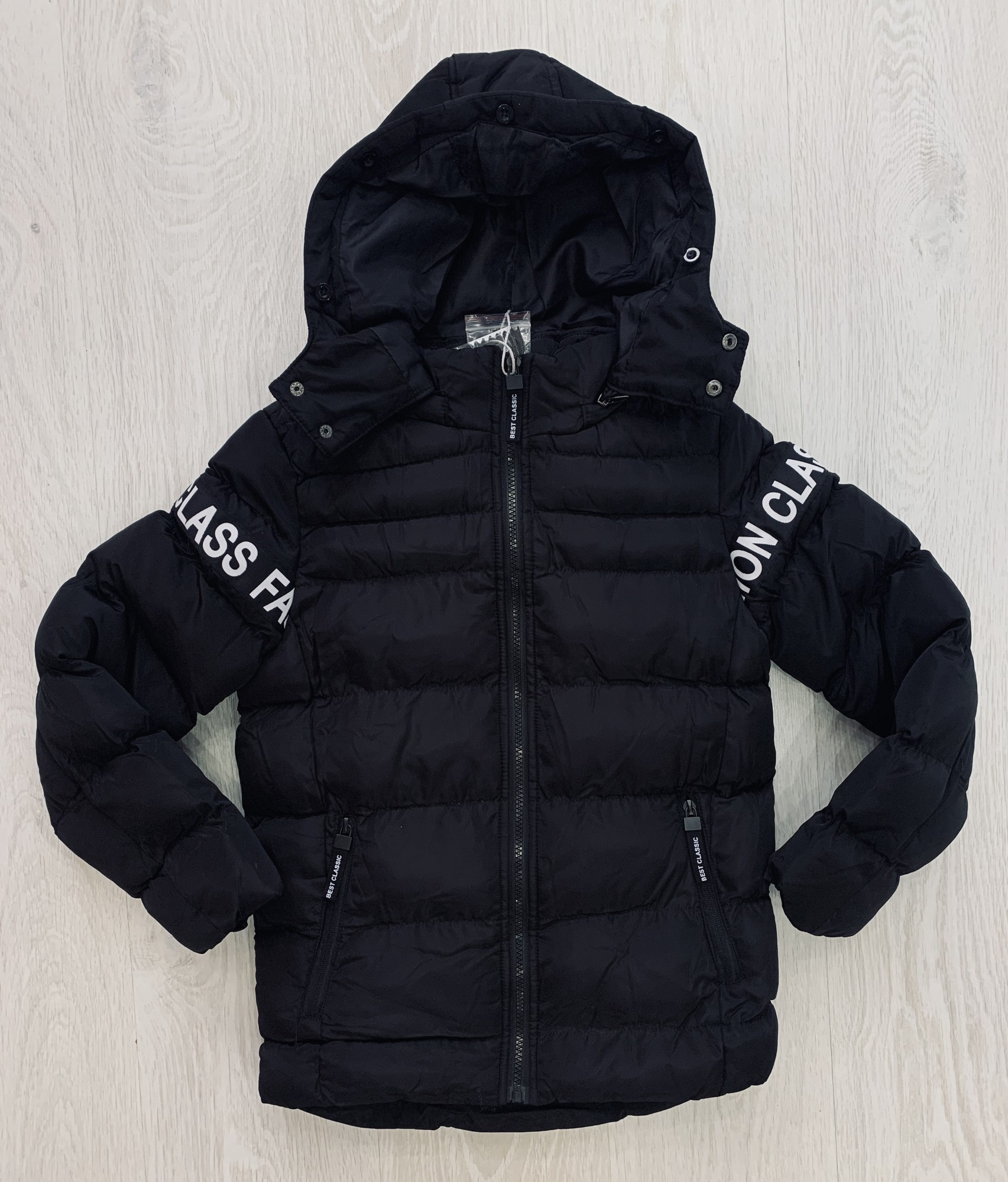 

Куртка пуховик для мальчика S&D 0028 140 Черный