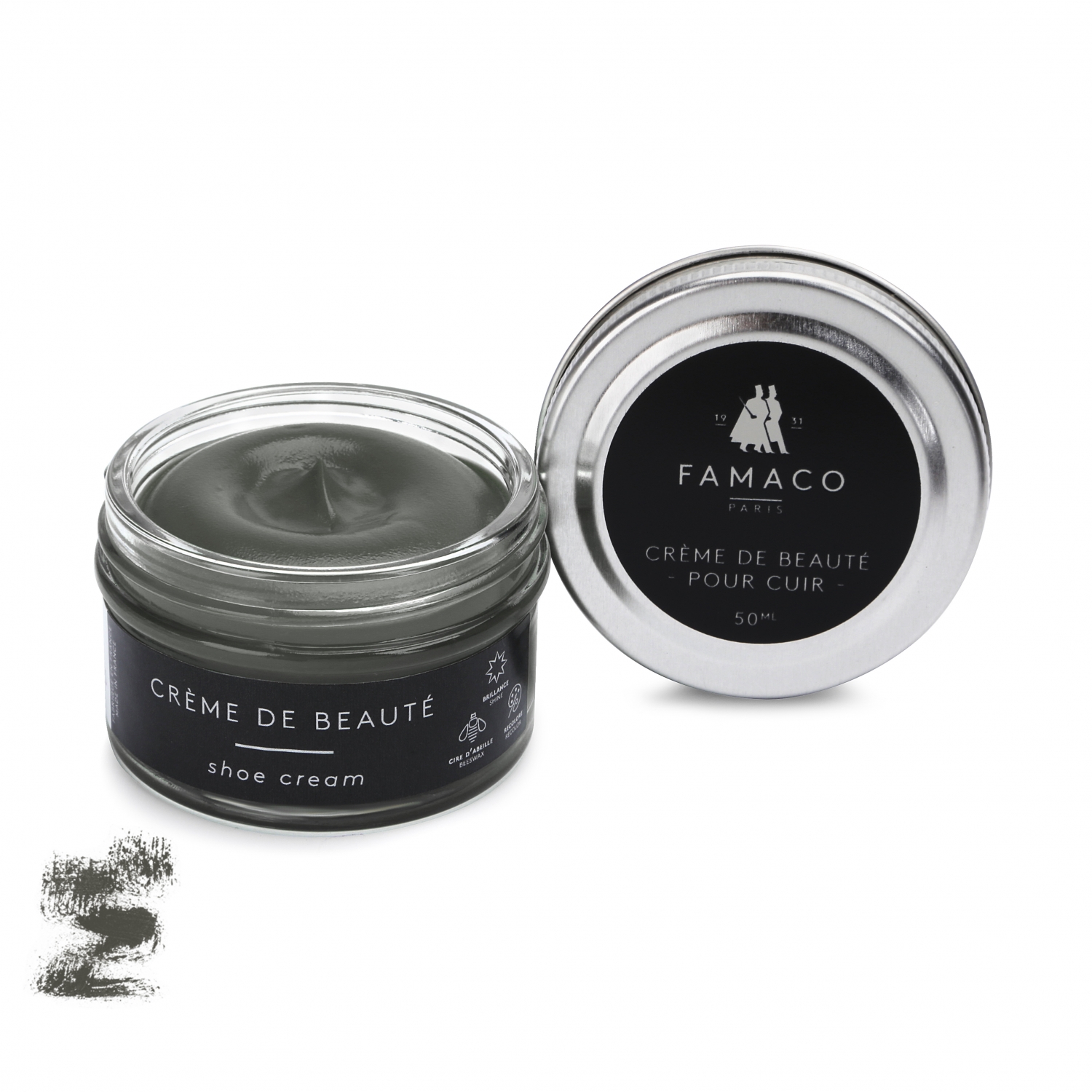 

Крем для обуви серый 531 Famaco Creme De Beaute, 50 мл
