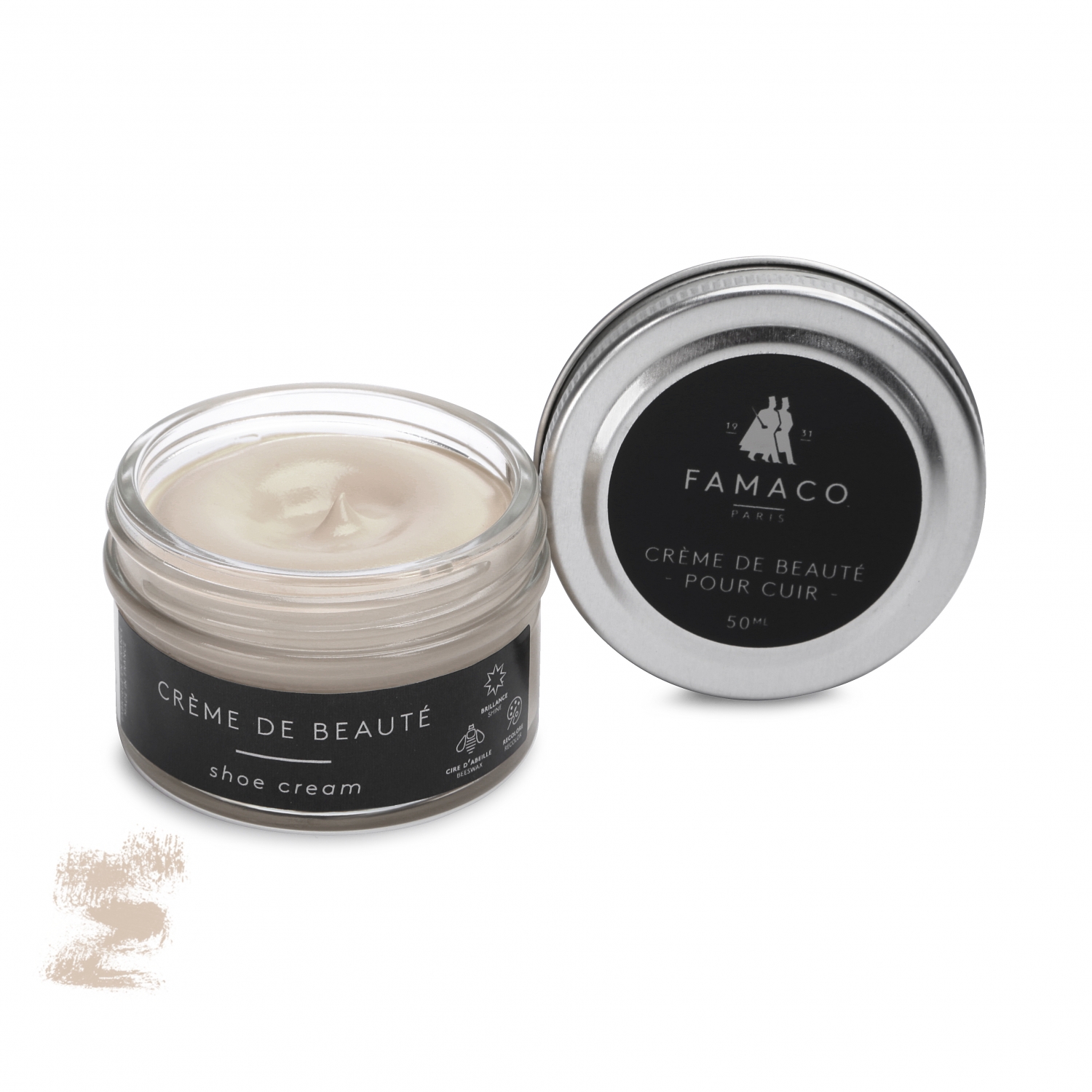 

Крем для обуви бежевый 512 Famaco Creme De Beaute, 50 мл