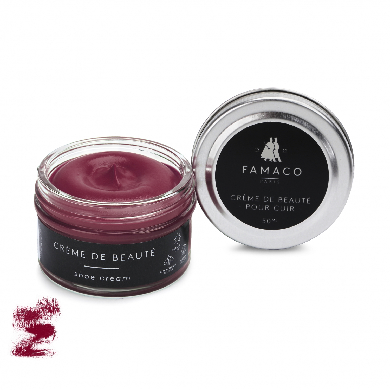

Крем для обуви красный 509 Famaco Creme De Beaute, 50 мл