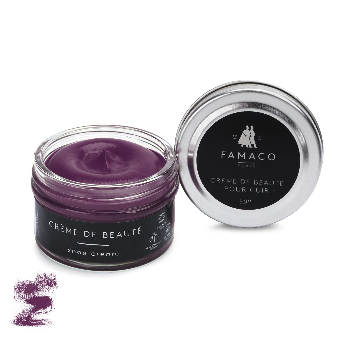 

Крем для обуви фиолетовый 518 Famaco Creme De Beaute, 50 мл