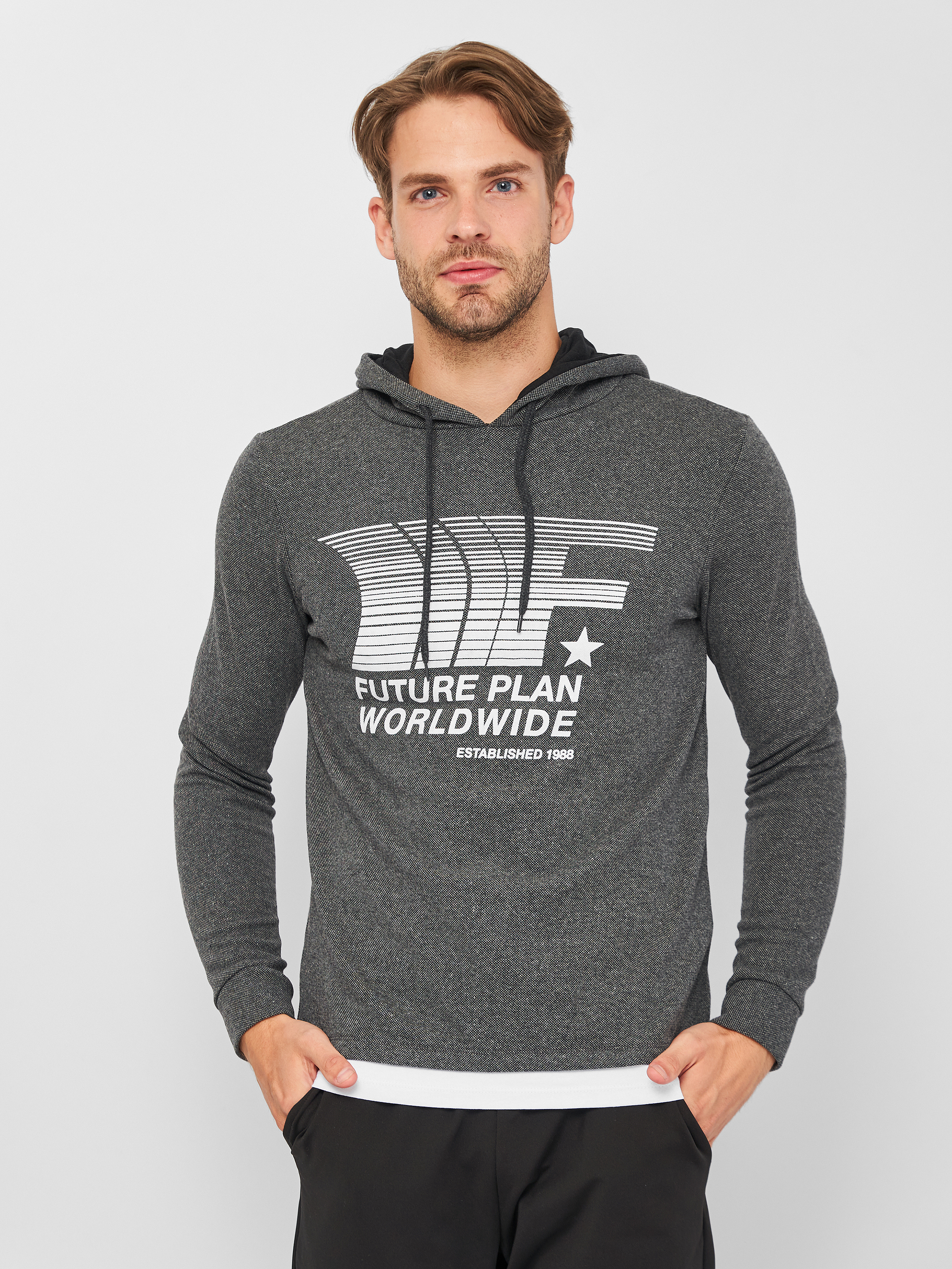

Худи Koton 9KAM71241MK-027 S Grey