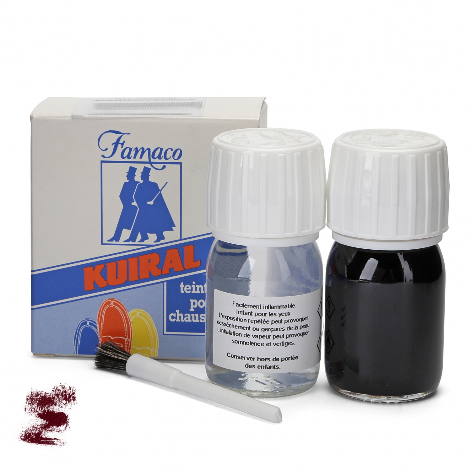 

Краска для кожи бордовая Famaco Kit Teinture Liquide, 30 мл.