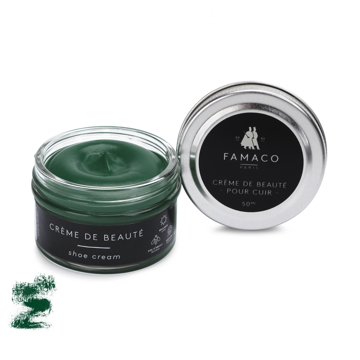 

Крем для обуви зелёный 349 Famaco Creme De Beaute, 50 мл