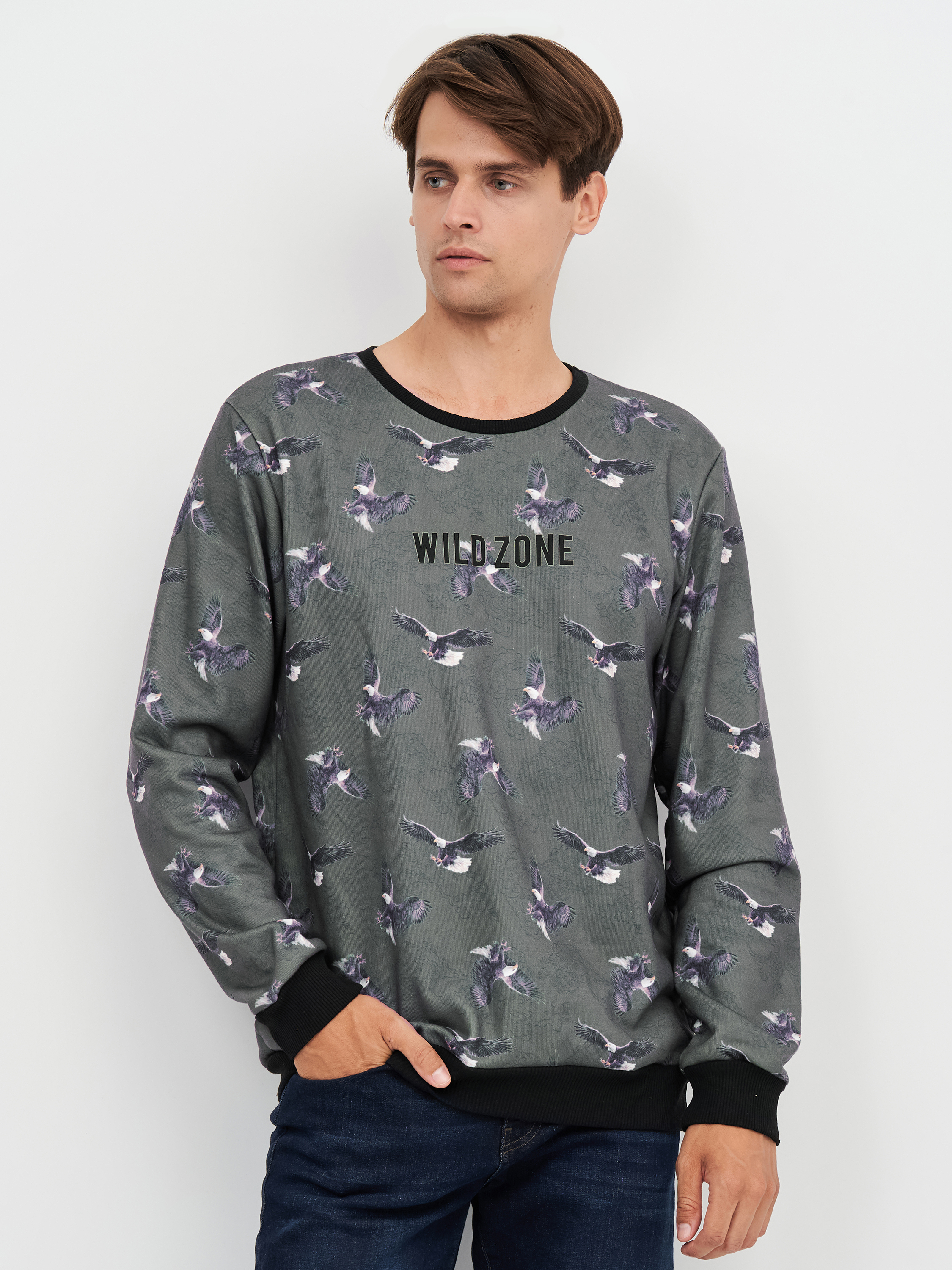 

Свитшот Koton 0KAM71402DK-03I L Khaki Design