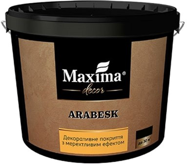 

Декоративное покрытие Maxima с мерехтливим эффектом "Arabesk" 5 кг (4820024427012)