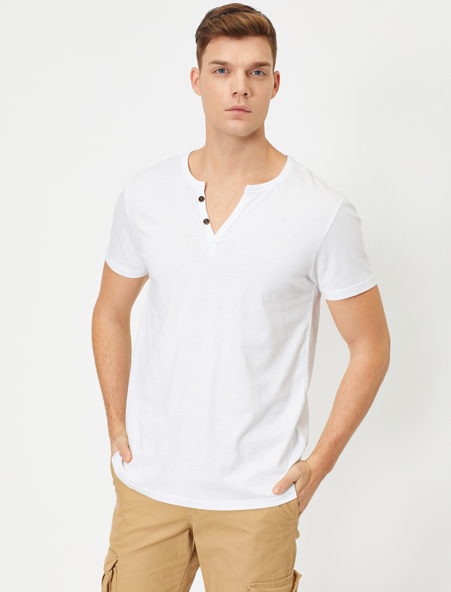 

Футболка Koton 0KAM12237LK-000 M White