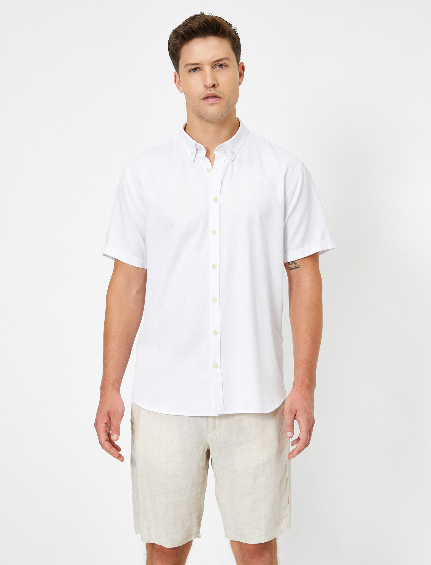 

Рубашка Koton 0YAM64645OW-000 L White