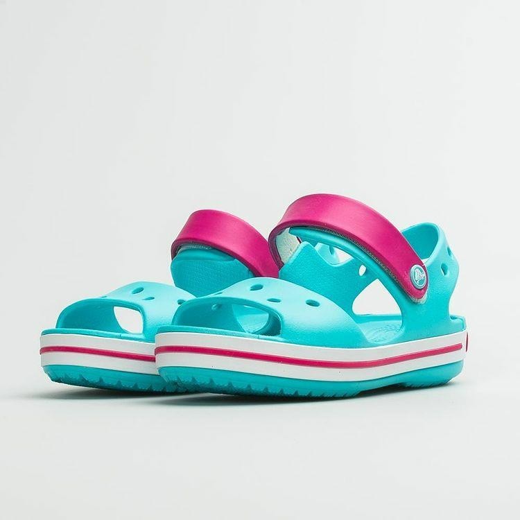 

Сандалии Crocs C10 27-28 (стелька 16,6см) розово-бирюзовые