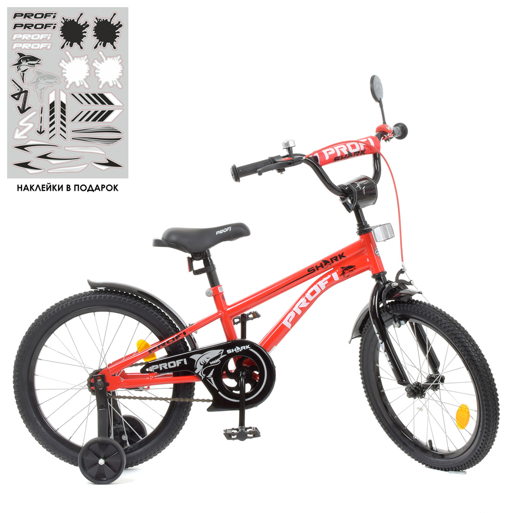 

Велосипед Profi 18" Shark Y18211-1 Red Black (Y18211)