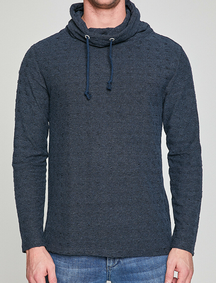 

Лонгслив Koton 8YAM71322NK-740 S Indigo