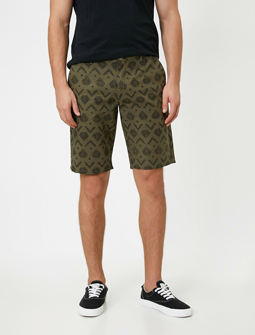 

Шорты Koton 9YAM41982BW-05V 44 Khaki Design